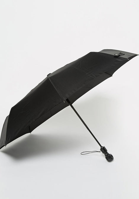 Black umbrella in handle